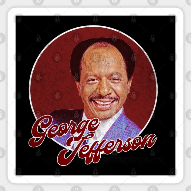 George Jefferson - Cleaners Sticker by karutees